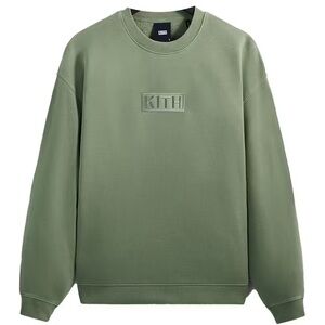 Kith Men's Olive Crewneck Sweater Cyber Monday
